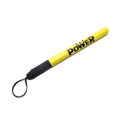 Палка тренировочная POWER. Пластик, пвх. (Жёлтый)