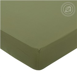 Простыня на резинке из поплина Олива Арт Дизайн