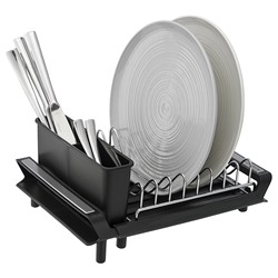 Сушилка для посуды Atle раздвижная малая, черная