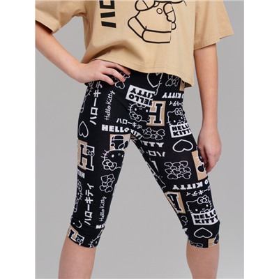 Легинсы укороченные для девочки, 2 пары в комплекте