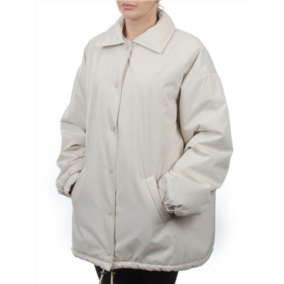 H24-216 LT. BEIGE Куртка демисезонная женская (100 гр. синтепон)
