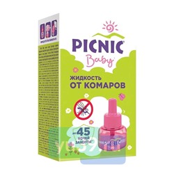 Средство инсектицидное Picnic Baby жидкость от комаров 45 ночей 30 мл
