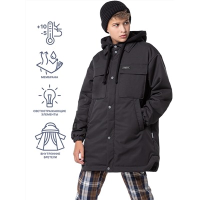 Куртка утепленная для мальчика NIKASTYLE 4м5124 черный д24 Nikastyle