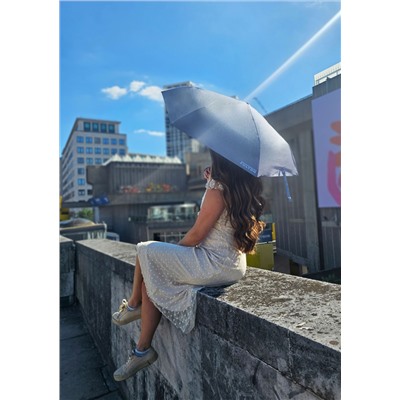 L924-4274 BlueChambray (Синий) Зонт женский механика Fulton