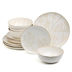 НАБОР ПОСУДЫ ОБЕДЕННЫЙ BRONCO "FIELD" НА 4 ПЕР. 12 ПР.