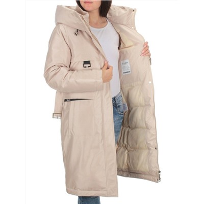 EAC293 LT.BEIGE Куртка зимняя женская (200 гр. холлофайбера)