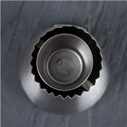 Насадка кондитерская KONFINETTA «Безе», d=4.2 см, выход 2.7 см, нержавеющая сталь