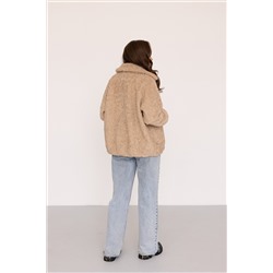 Шубка женская еврозима 22765 (кэмел)