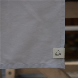 Дорожка на стол Этель Home 40×146 см, светло-серая, 100% хлопок, саржа 190 г/м²