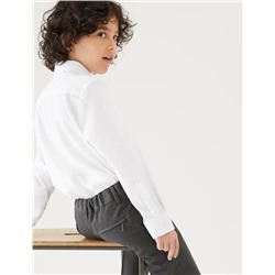 3pk Boys' Plus Fit Easy Iron School Shirts (4-18 Yrs)