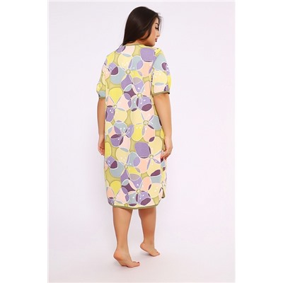 Женский халат Цветы 520 / Фисташковый