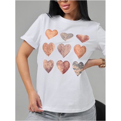 Футболка "Харт" белый