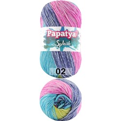 Пряжа Kamgarn SPLASH PAPATYA