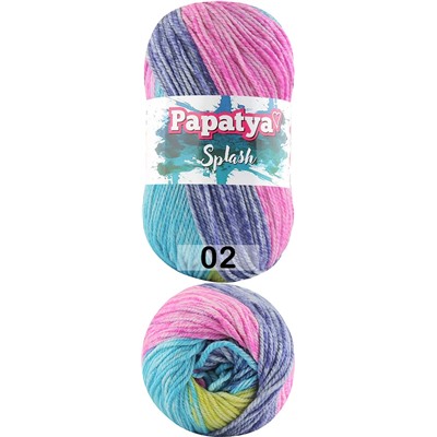 Пряжа Kamgarn SPLASH PAPATYA