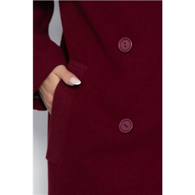 Пальто Я в теме (бордовое) Б12485-7