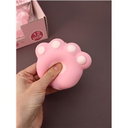 Мялка - антистресс «Мягкая Таба ЛАПКА», mix, шоу-бокс 12 шт.