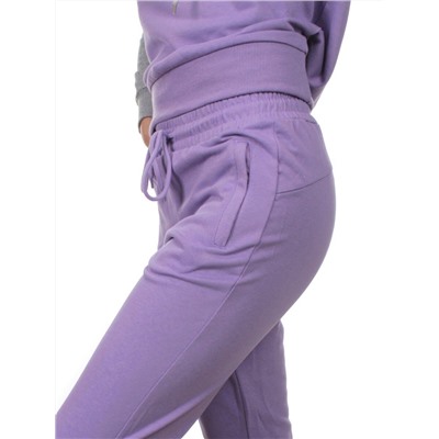 NOE103 VIOLET/GRAY Костюм спортивный женский (хлопок 90%, полиэстер 10%)