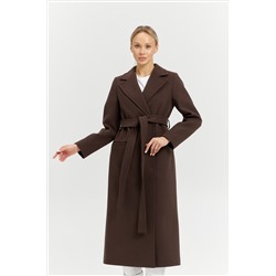 Пальто женское демисезонное 26770 (шоколад)