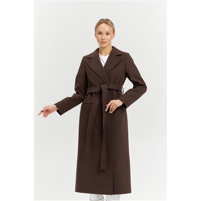 Пальто женское демисезонное 26770 (шоколад)