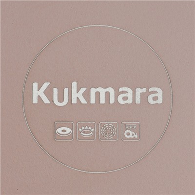 Кастрюля KUKMARA Stella, 3.2 л, d=23 см, h=11 см, стеклянная крышка, антипригарное покрытие, литой алюминий