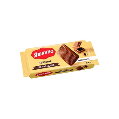 «Яшкино», печенье с шоколадным вкусом, 170 г