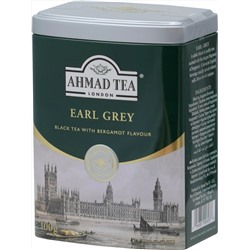AHMAD TEA. English Caddy. Earl Grey 100 гр. жест.банка
