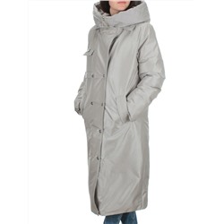 EAC327 LT.GRAY Пальто зимнее женское (200 гр. холлофайбера)