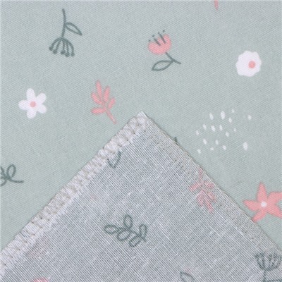 Пелёнка Крошка Я "Зайчик" 73*120 см, 100% хлопок, бязь
