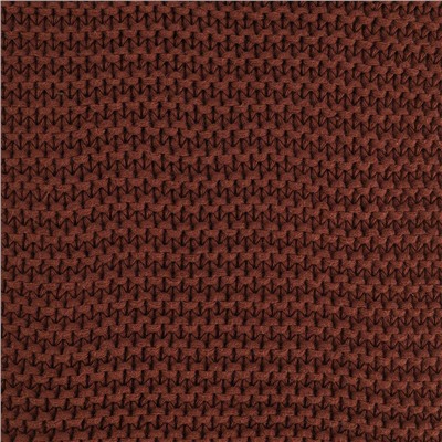 Плед из хлопка жемчужной вязки коричневого цвета из коллекции Essential, 130x180 см