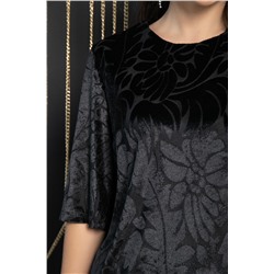 Блуза Твоя стихия (черная) Б11656