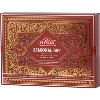 HYSON. Seasonal Gift. Ассорти черного чая карт.пачка, 60 пак.