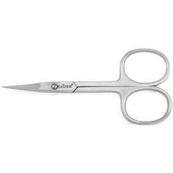 KAIZER Ножницы маникюрные, закругленные, для ногтей, матовые,  ручная алмазная заточка, 25 мм длина режущей части (1155)