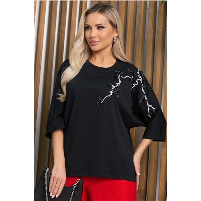 Блуза Мисти (черная) Б13164-20М