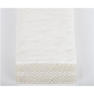 Махровoе Полотенцe для Тела 80x150 см Tuğra Krem 80x150cm Havlu - EcoCotton