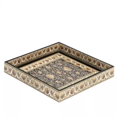 Поднос из МДФ с эмалью, Enamel Coated Tray in MDF (Jamawar), произв. Duli