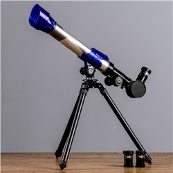 Телескоп настольный, астрономический, увеличение ×20, ×30, ×40, со штативом, C2131, МИКС