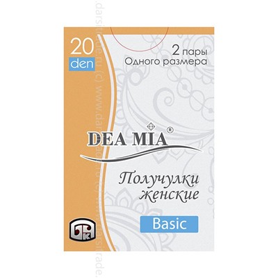 Получулки Dea Mia Basic 20 Conte [3 пары] Дроп