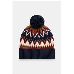 Czapka męska beanie wzorzysta kolor multicolor