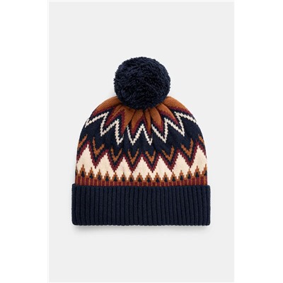 Czapka męska beanie wzorzysta kolor multicolor