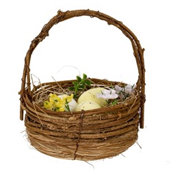 GAEM Изделие декоративное "Корзина пасхальная", L13,5 W12 H13,5 см