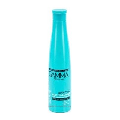 Gamma Perfect Hair Шампунь бессульфатный с 3D гиалуроновой кислотой 350 мл