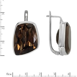 Серьги 'Лорет' с раухтопазом ИАСК39514-20РТN1