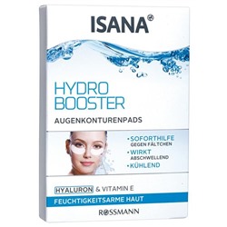 Isana Booster abschwellende Augenkonturenpads Контурные диски для глаз 12 шт.