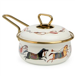 КОВШ LEFARD ЭМАЛИРОВАННЫЙ, СЕРИЯ PASSAGE, 14СМ/0,9Л D=14 СМ  ДЛИНА=31СМ ПОДХОДИТ ДЛЯ ИНДУКЦИОН.ПЛИТ