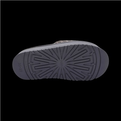 Тапочки меховые ZH013-2 серые