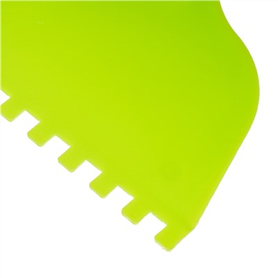 Шпатель для клея, пластмассовый, зубчатый 6 х 6 мм Сибртех