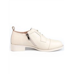 03-YP9862M BEIGE Полуботинки женские (натуральная кожа)