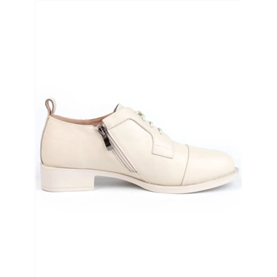 03-YP9862M BEIGE Полуботинки женские (натуральная кожа)