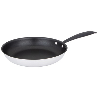 СКОВОРОДА C АНТИПРИГАРНЫМ ПОКРЫТИЕМ "IRON CHEF" AGNESS 26*5.0CM ТЕХНОЛОГИЯ 3-PLY, НЕРЖ.СТАЛЬ 18/10