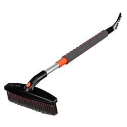 Щетка-сметка для снега со скребком телескопическая Stels